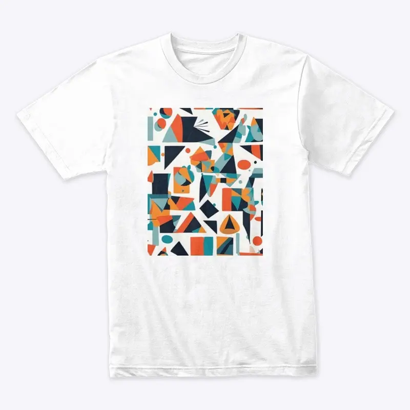 Vivid Rhythms Abstract Balance Tee