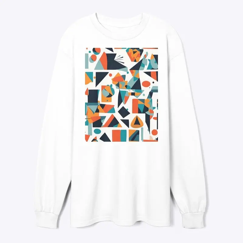 Vivid Rhythms Abstract Balance Tee