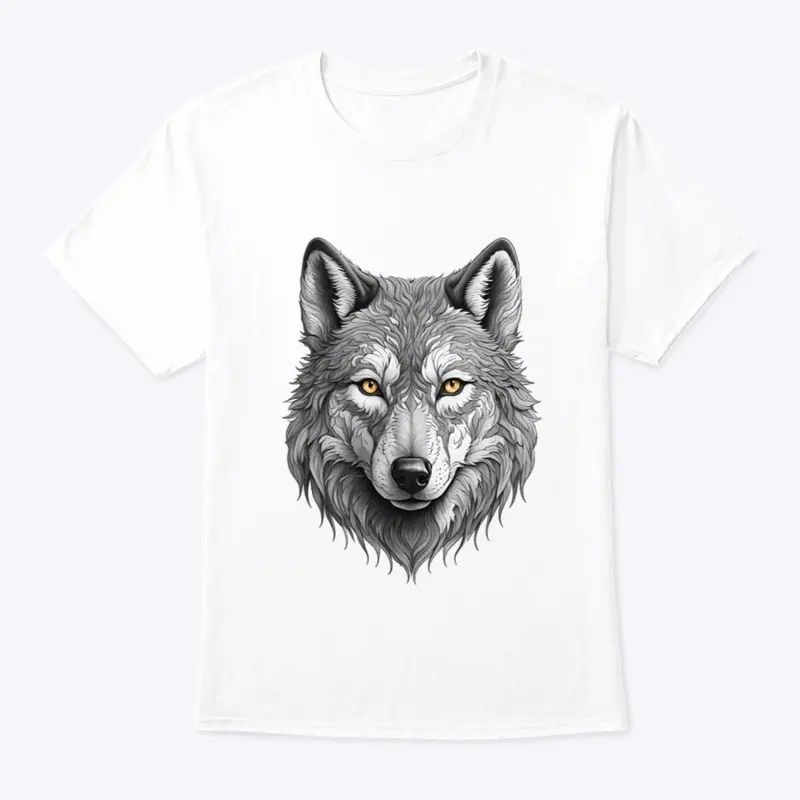 Soul of the Wild Realistic Wolf Portrait