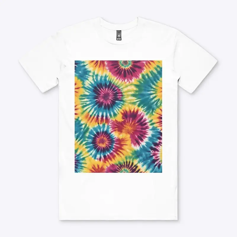 Retro Swirls:Tie-Dye Hippie Revival Tee