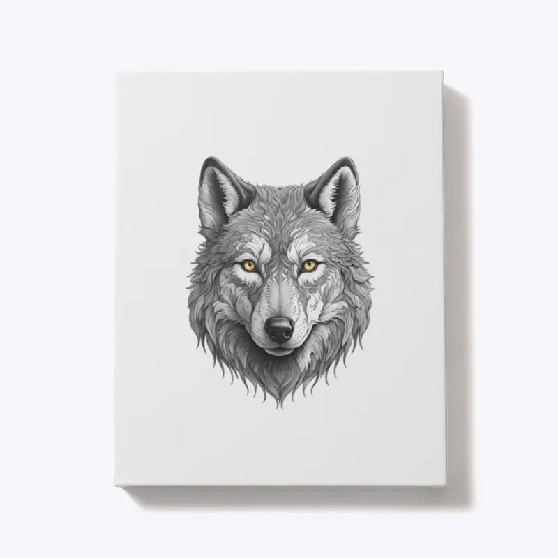 Soul of the Wild Realistic Wolf Portrait