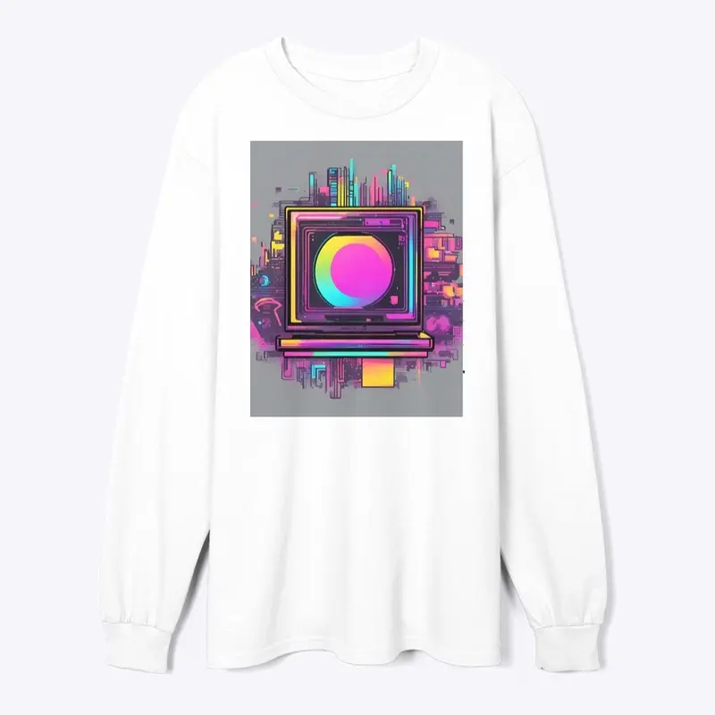 Digital Flashback Y2K Glitch Tee