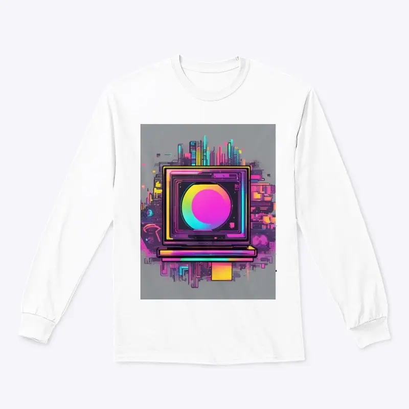 Digital Flashback Y2K Glitch Tee