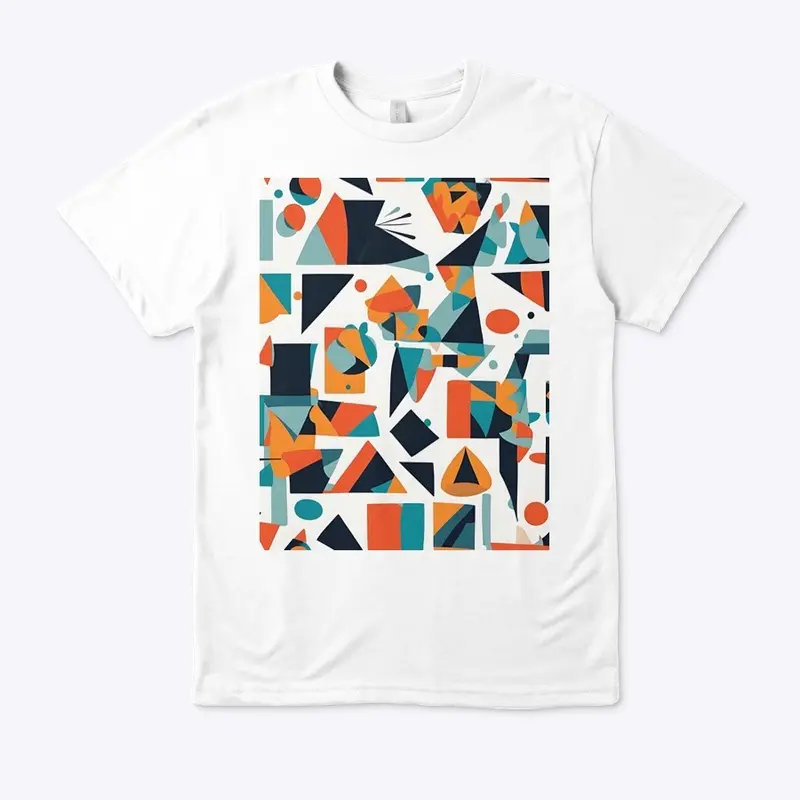 Vivid Rhythms Abstract Balance Tee