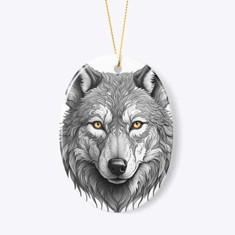 Soul of the Wild Realistic Wolf Portrait