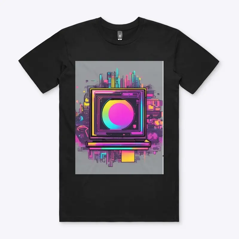 Digital Flashback Y2K Glitch Tee