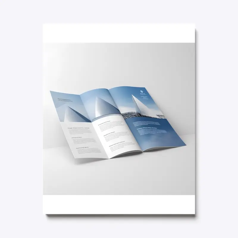 The Magic of Blue and White Paper